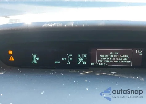 2013 Toyota Prius Three z USA, uszkodzony, nr VIN JTDKN3DUXD5567107